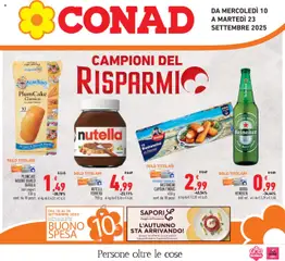 Anteprima Volantino Conad	 valida dal 10/09/2025