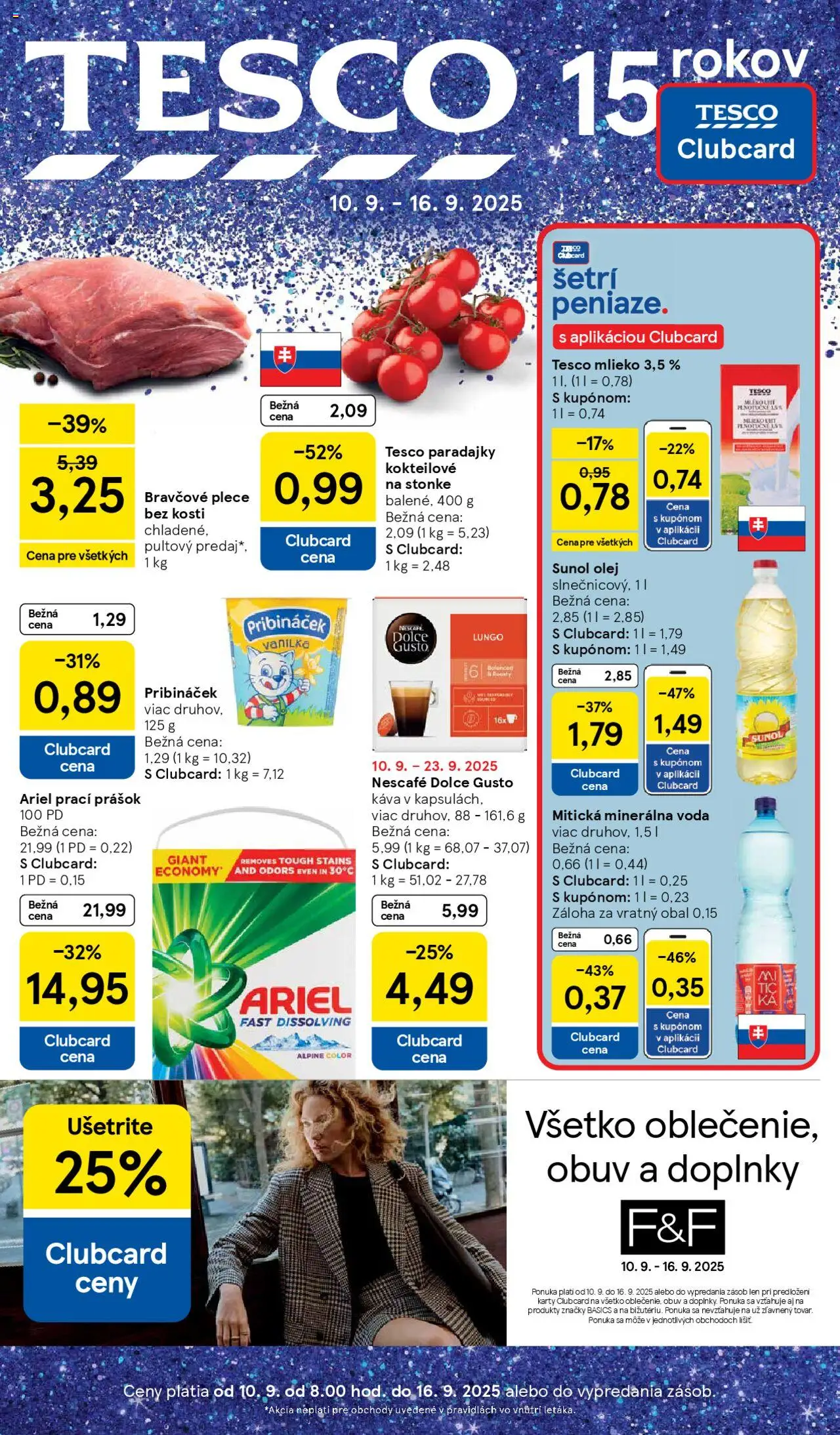 Tesco Hypermarket - leták - strana 1- platný od 10.09.2025