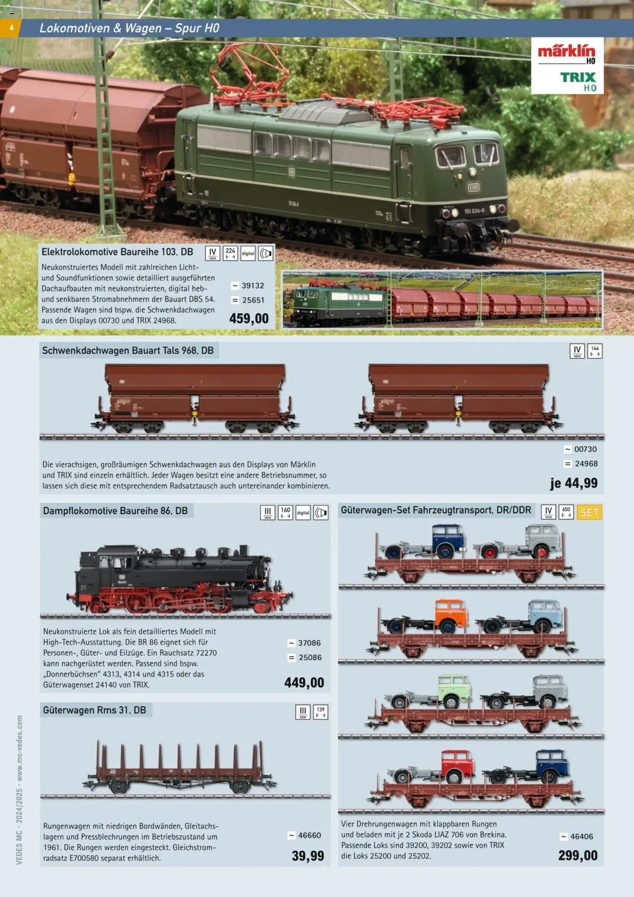 Vedes MC Katalog 2024  - Seite 4 - gültig ab 23.09.2024