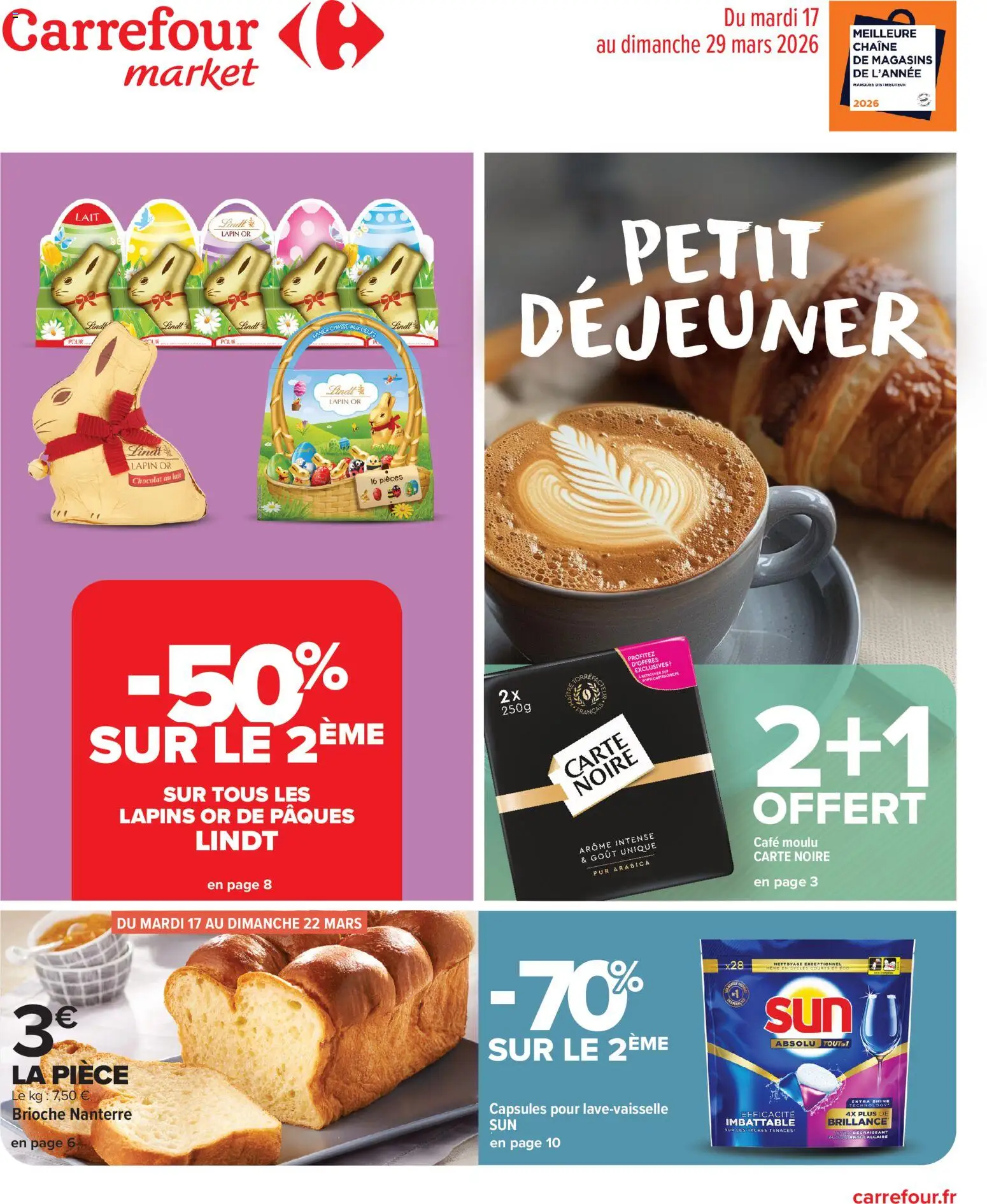 Carrefour Market Petit déjeuner - page 1 - valable à partir du 17/03/2026