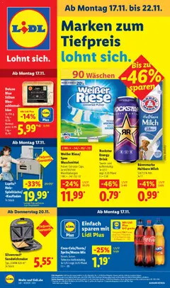 Vorschau Lidl - Prospekt gültig ab 17.11.2025