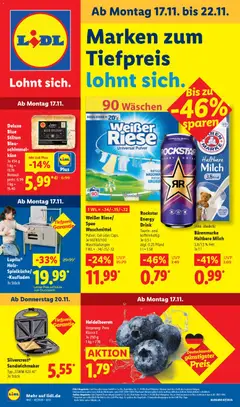 Vorschau Lidl - Prospekt gültig ab 17.11.2025