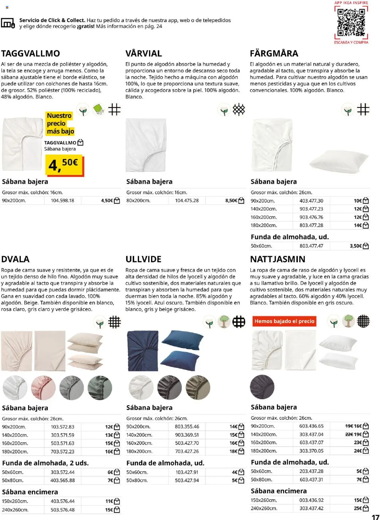 Catálogo IKEA Ropa de Cama - Página de 17 - Válido desde 01/09/2025