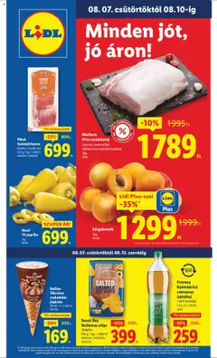 Előnézet Lidl Akciós újság érvényes 2025.08.07.-tól