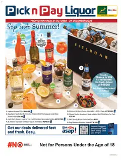 Preview Pick n Pay - Summer Liquor Specials valid from 24/10/2025