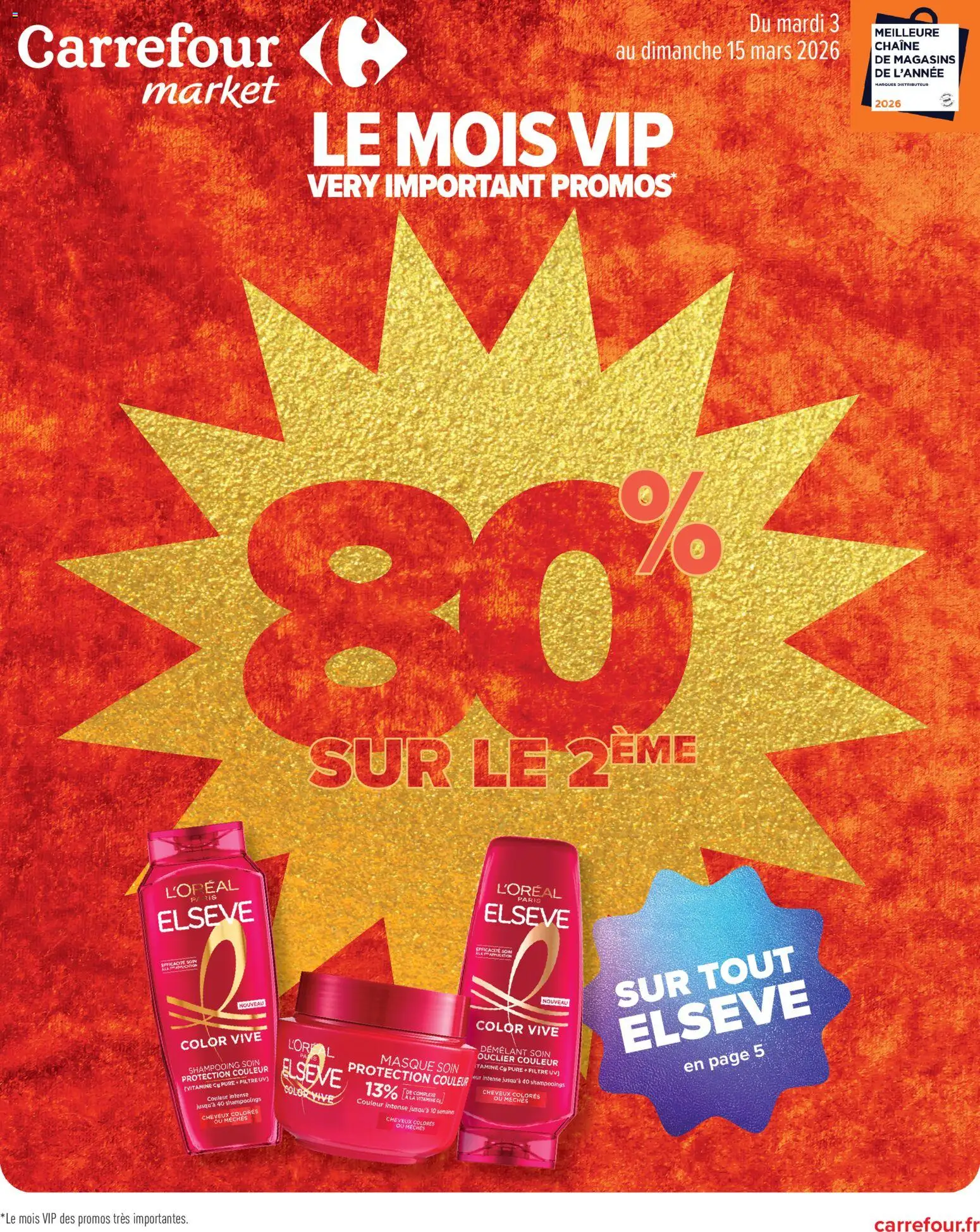 Carrefour Market catalogue de la semaine 10 - page 1 - valable à partir du 03/03/2026