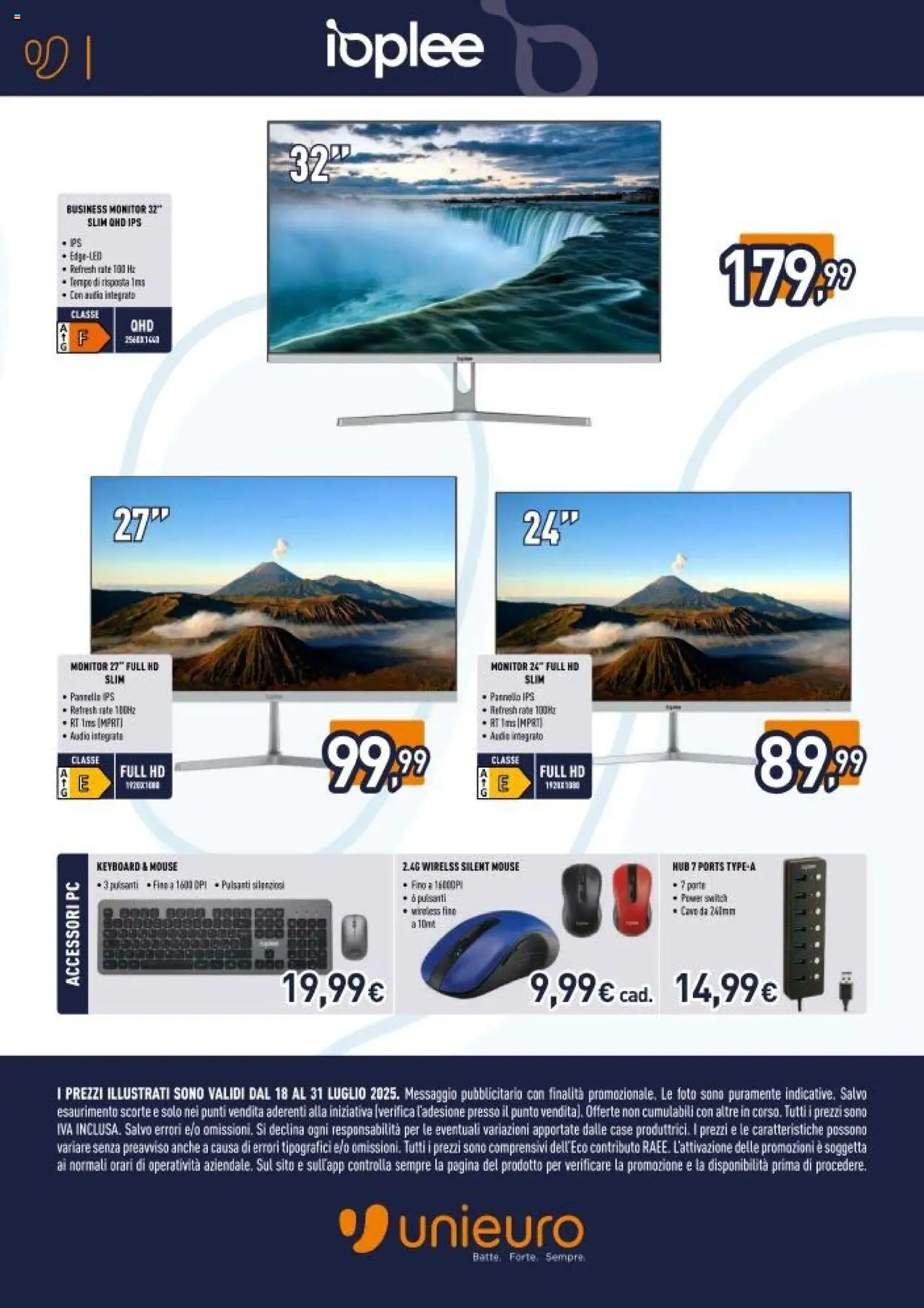 Unieuro Ufficio catalogo - pagina 9 - valido dal 19/07/2025