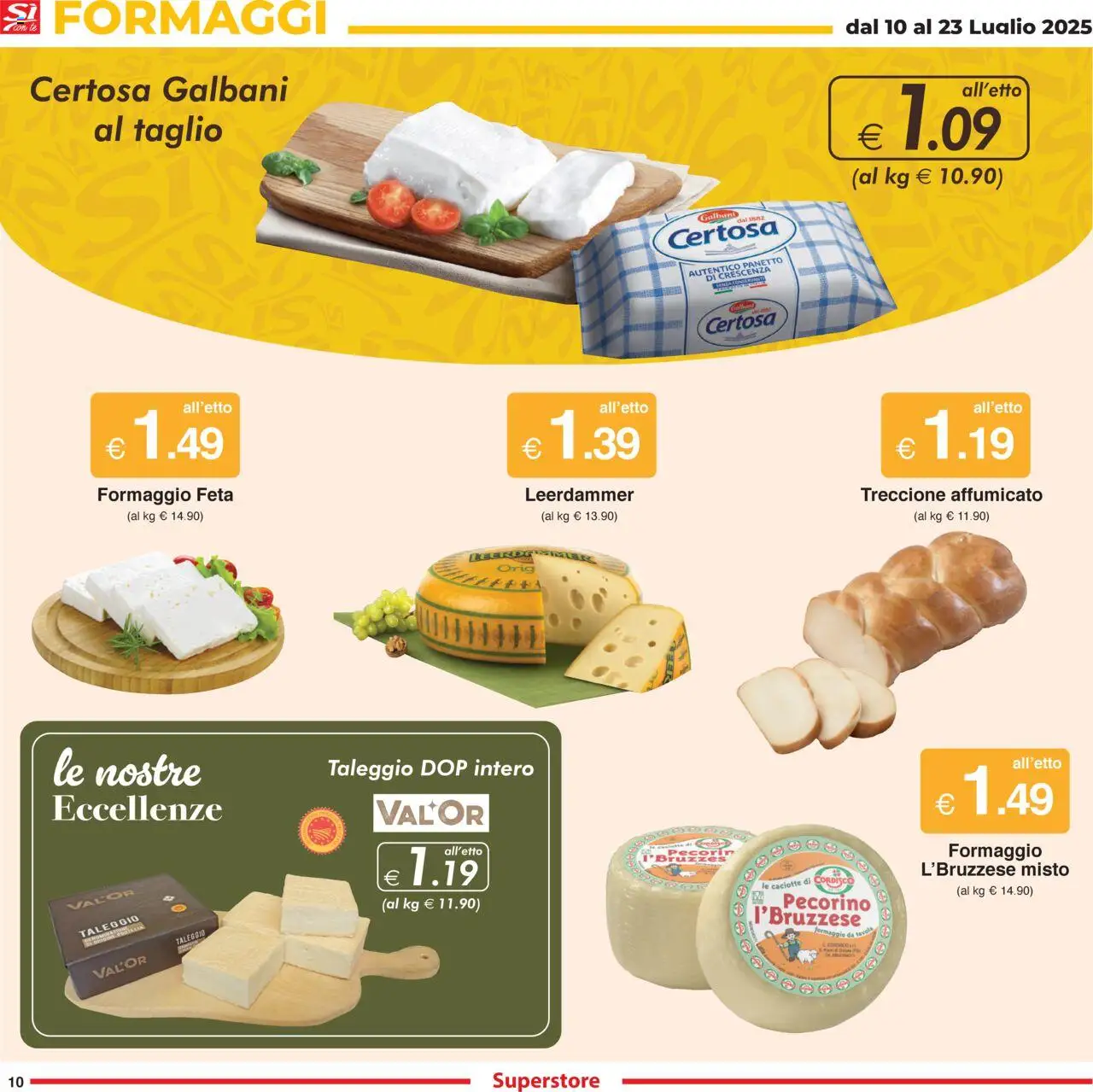 Sì con Te	Superstore catalogo - pagina 10 - valido dal 10/07/2025