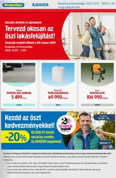Előnézet Praktiker Akciós újság érvényes 2025.10.07.-tól