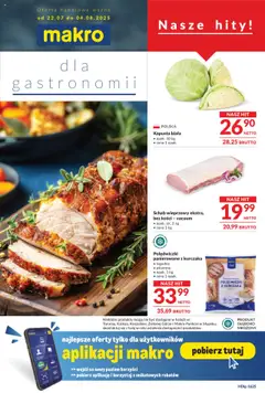 Podgląd Makro Gazetka - Oferta dla gastronomii ważny od 22.07.2025