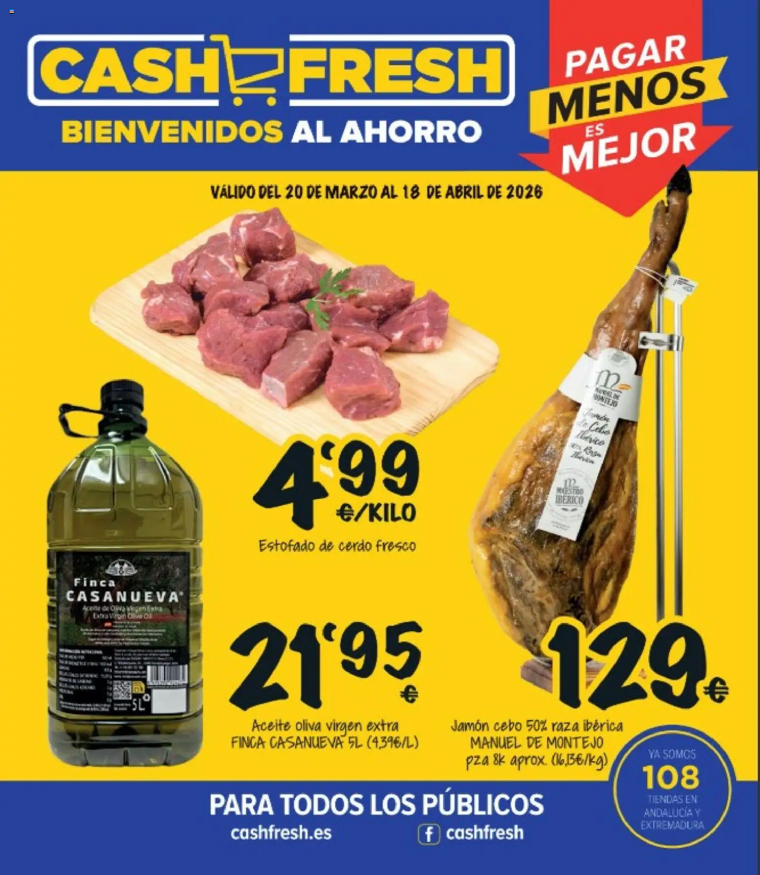 Cash Fresh folleto - Página de 1 - Válido desde 20/03/2026