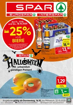 Vorschau Spar Flugblatt - Salzburg gültig ab 16.10.2025