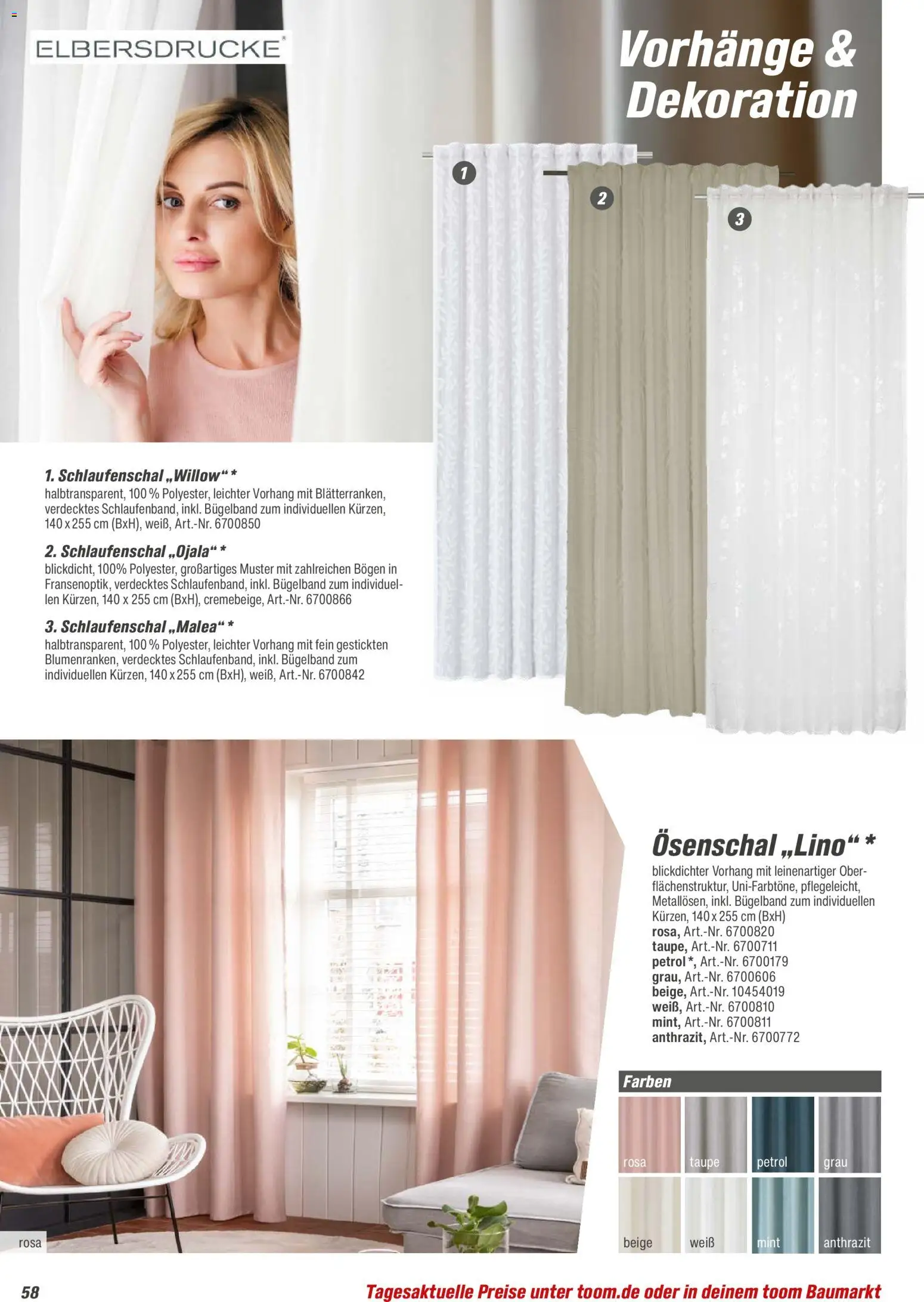 Toom Baumarkt  Wohnen & Haushalt 2026 - Seite 58 - gültig ab 01.01.2026