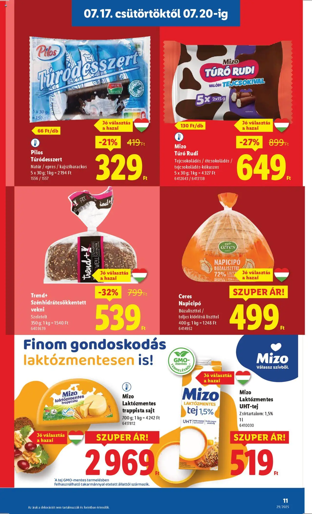 Lidl Akciós újság - 11oldal - érvényes 2025.07.17.-tól