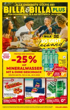 Vorschau Billa Flugblatt gültig ab 18.09.2025