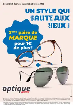 Aperçu Auchan - Optique : un style qui saute aux yeux ! valable à partir du 02/01/2026