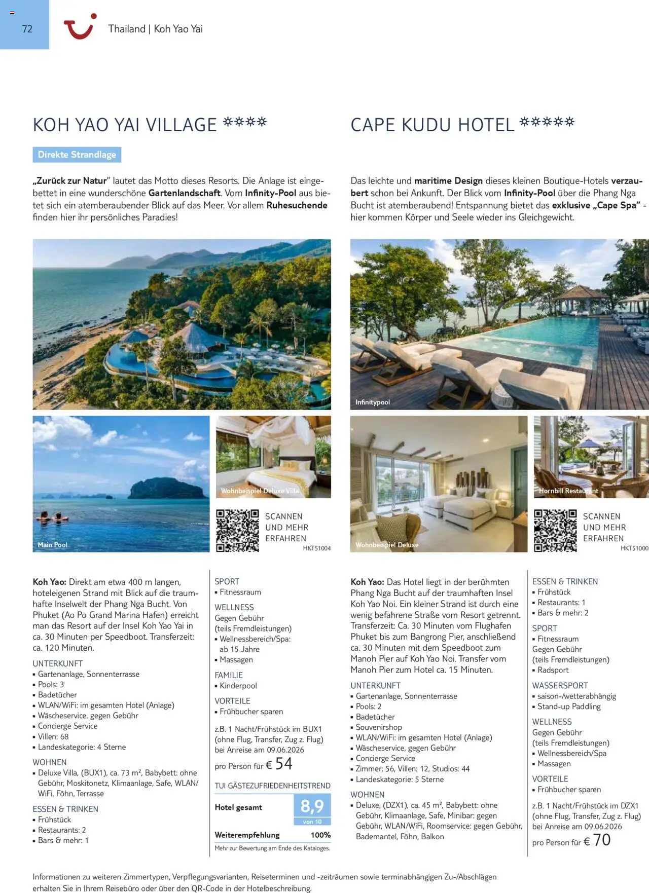 TUI Prospekt  Asien, Afrika, Orient & Indischer Ozean 2025/26 	 - Seite 72 - gültig ab 01.11.2025