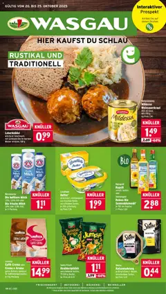 Vorschau Wasgau Prospekt 	 gültig ab 20.10.2025