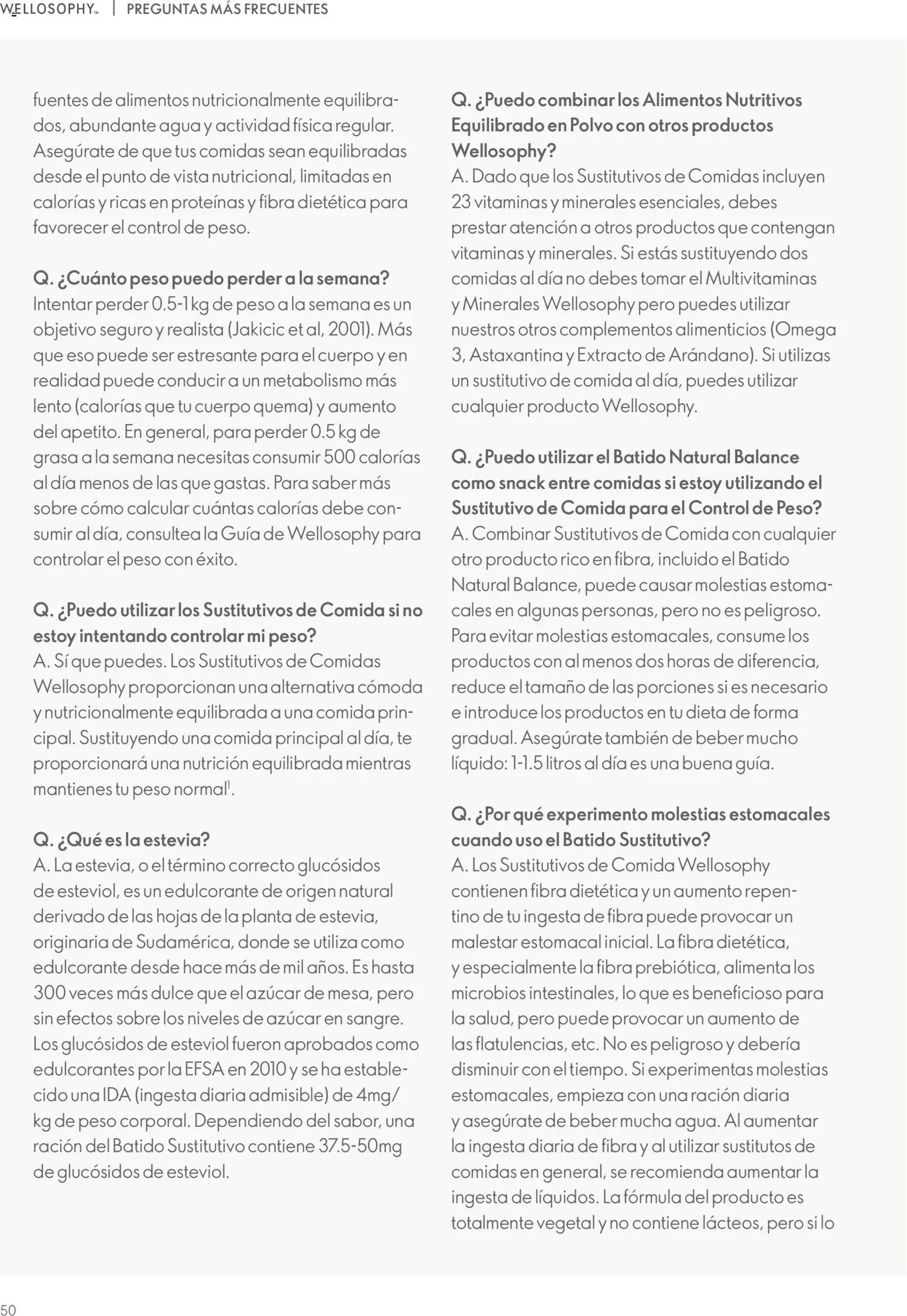 Oriflame - Guía Wellosophy - Página de 50 - Válido desde 01/11/2023