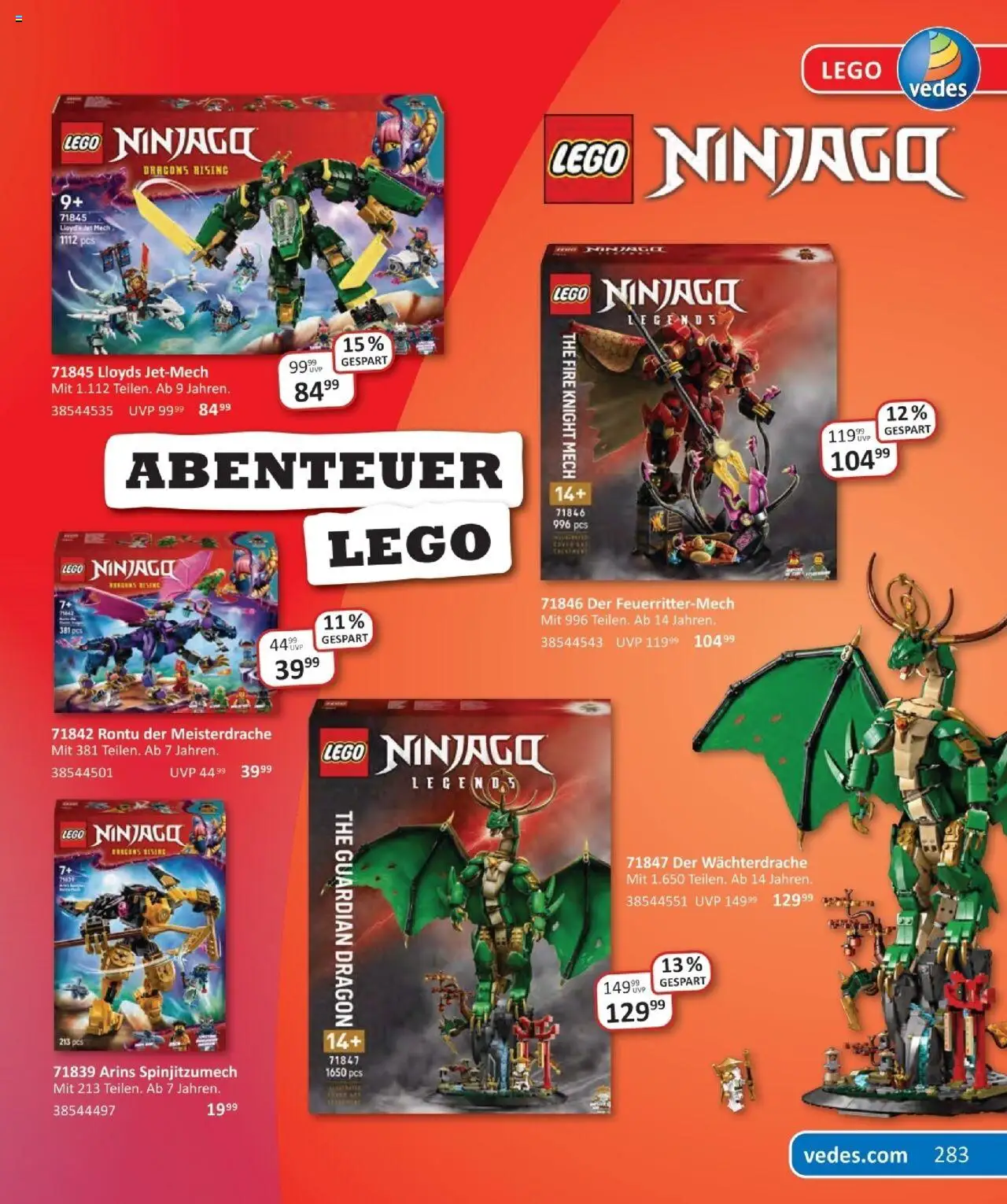 Vedes Das große Buch der Wünsche - Seite 283 - gültig ab 29.09.2025