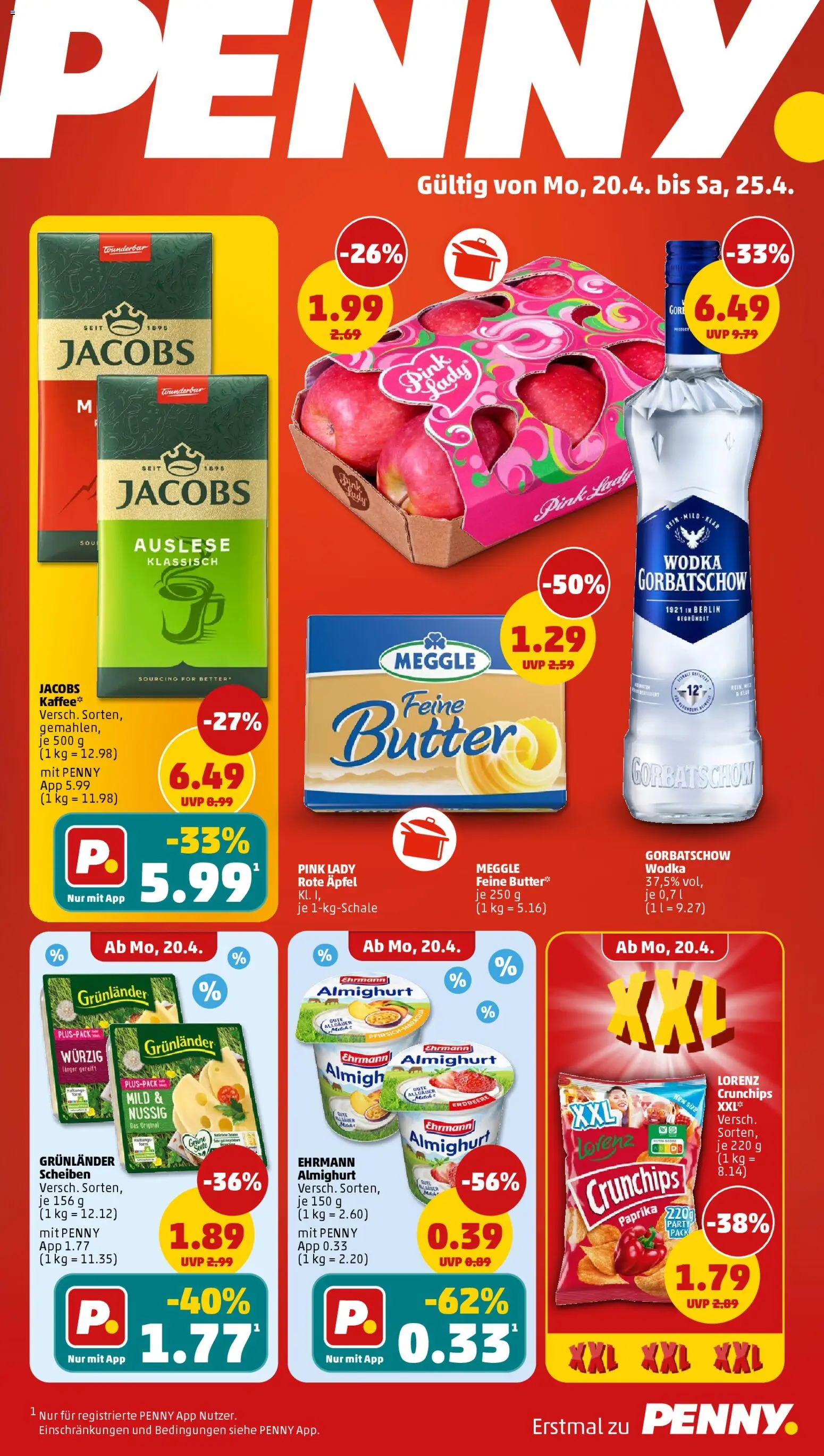 Penny Prospekt 	 - Seite 1 - gültig ab 20.04.2026