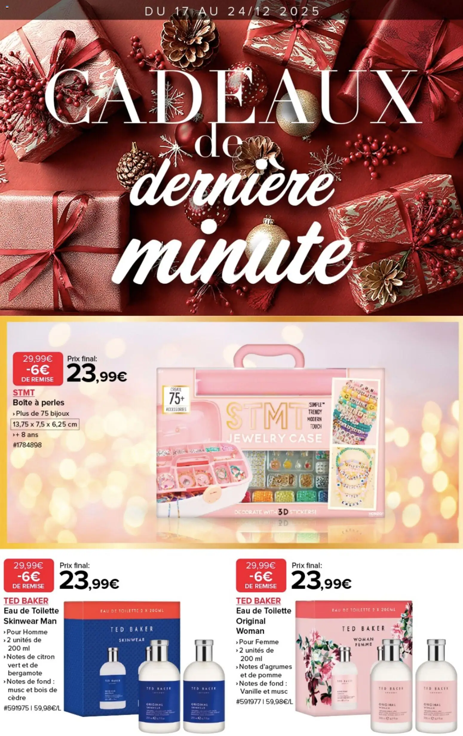 Costco Cadeaux de dernière minute - page 1 - valable à partir du 17/12/2025