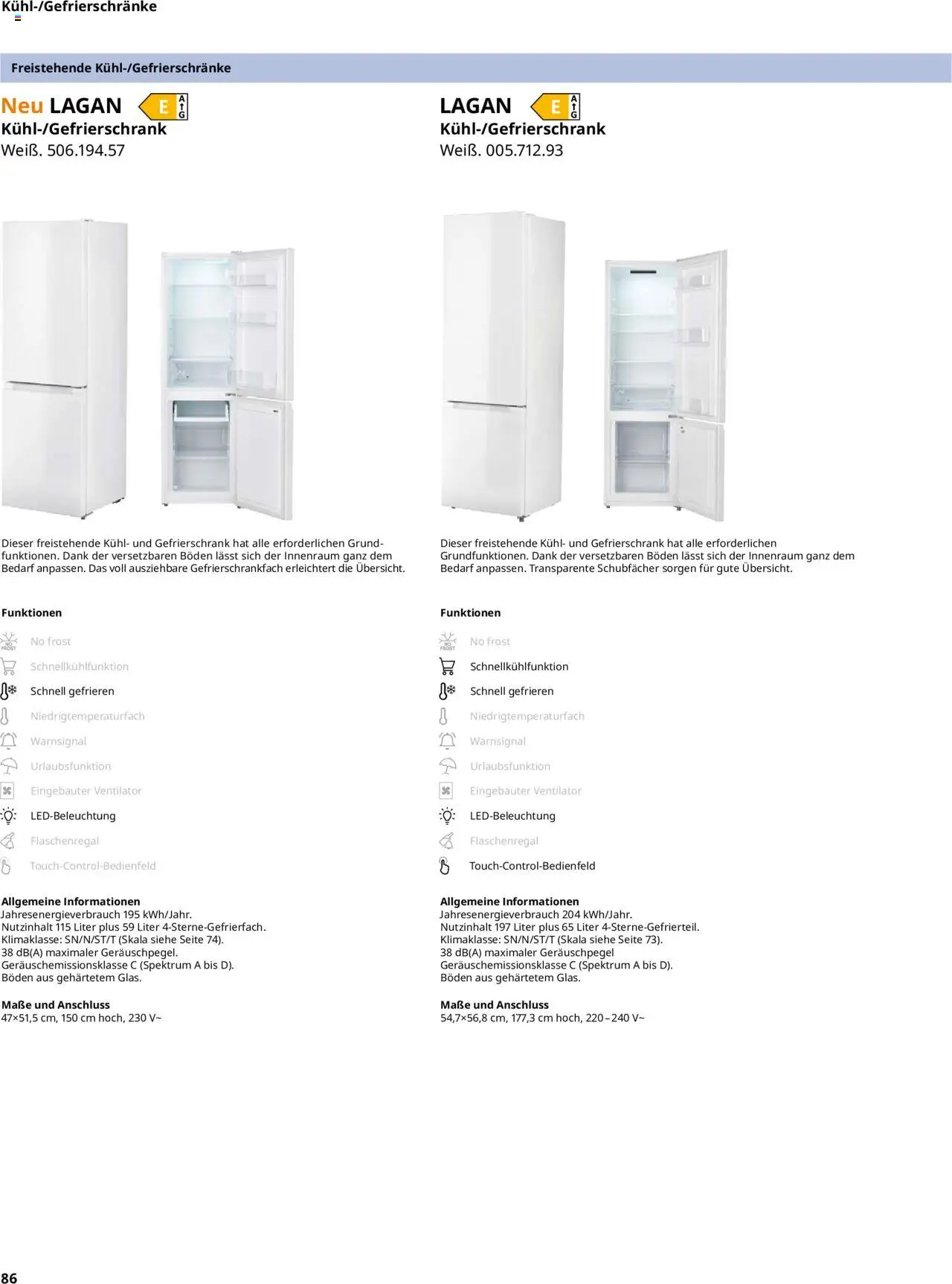 Ikea Elektrogeräte - Seite 86 - gültig ab 30.09.2025
