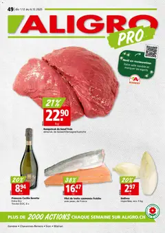 Vorschau Aligro Aktionen Chavannes, Matran, Genève, Sion gültig ab 01.12.2025