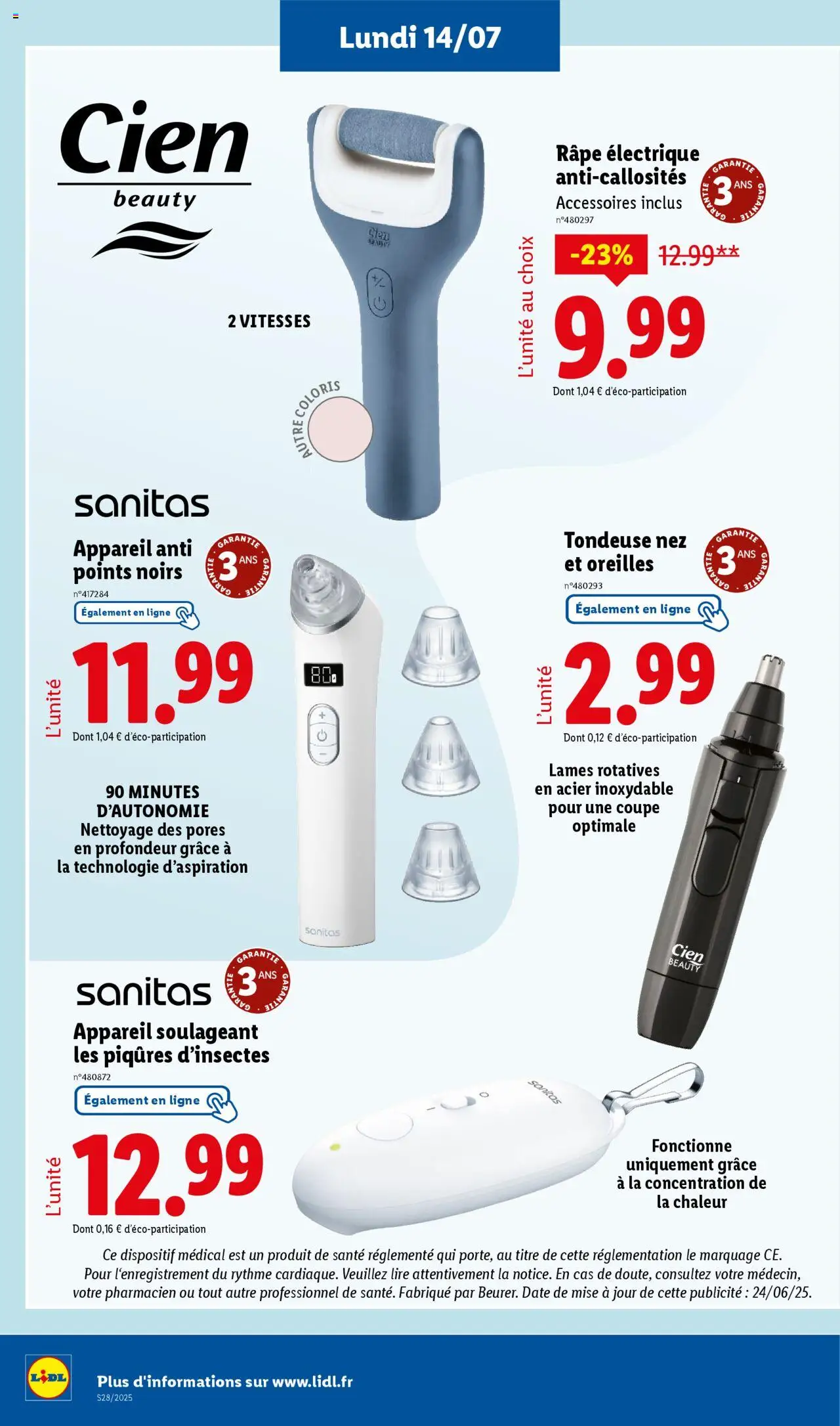 LIDL Les bonnes affaires de la semaine - page 8 - valable à partir du 14/07/2025