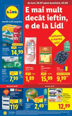 Catalog Lidl valabil de la 28.07.2025