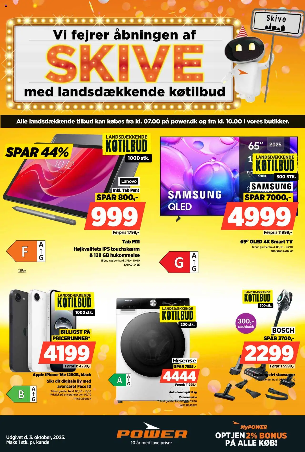 Power - Tilbudsavis - side 1- gyldig fra 03/10/2025