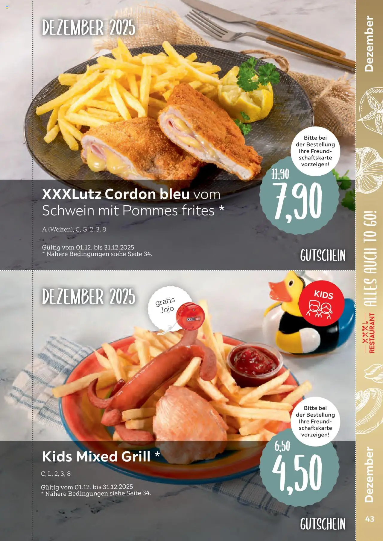 XXXL Lutz Restaurantgutscheine - Seite 11 - gültig ab 01.08.2025