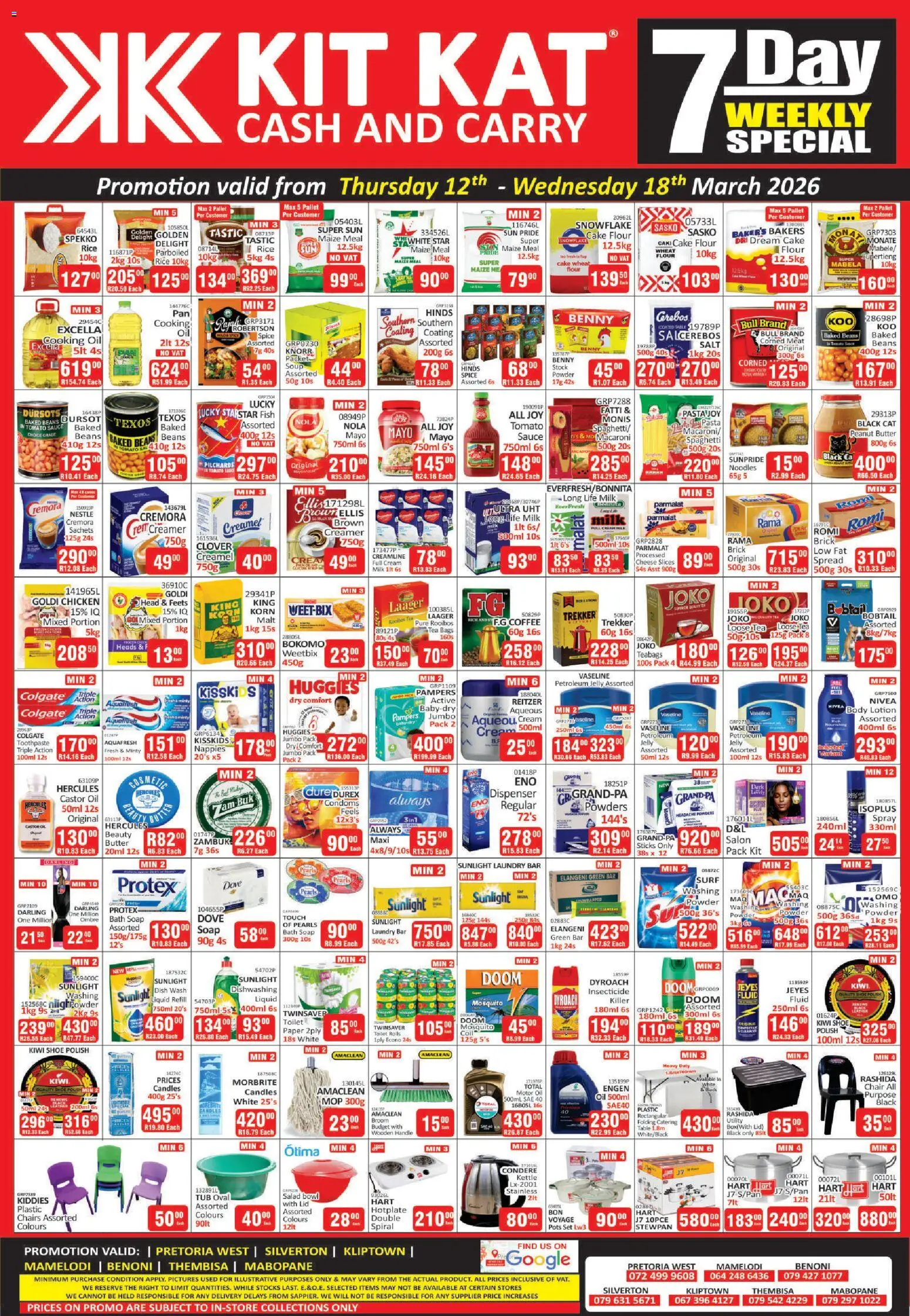 KIT KAT Cash & Carry Specials - page 1- valid from 12/03/2026