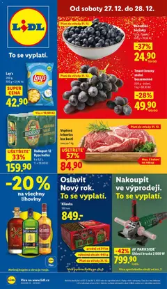 Náhled Lidl leták platný od 27.12.2025