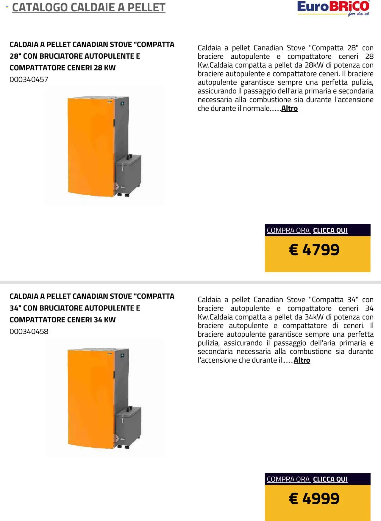 Eurobrico Caldaie catalogo - pagina 8 - valido dal 23/07/2025