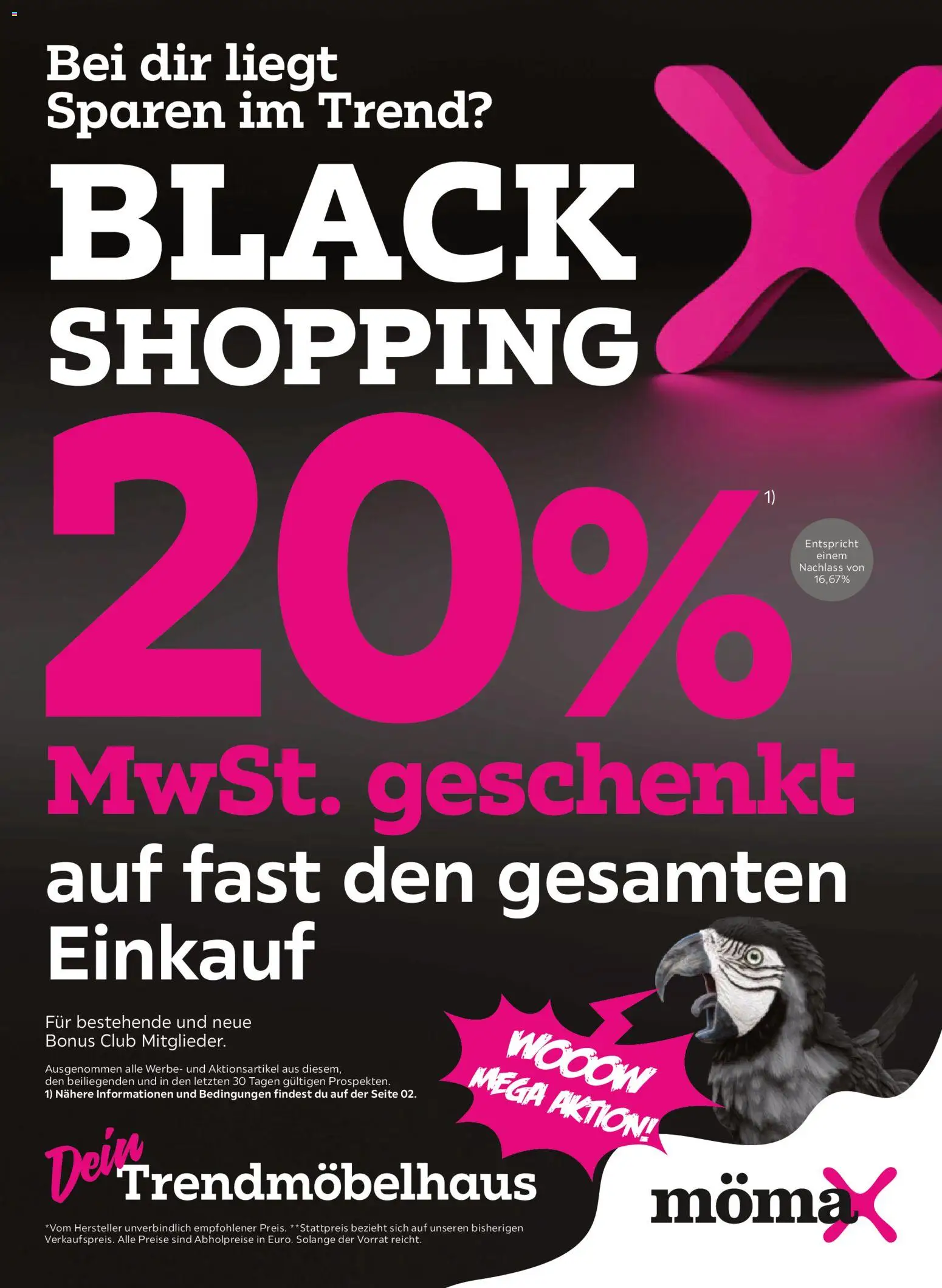 Mömax - Black Friday - Seite 1- gültig ab 25.11.2025