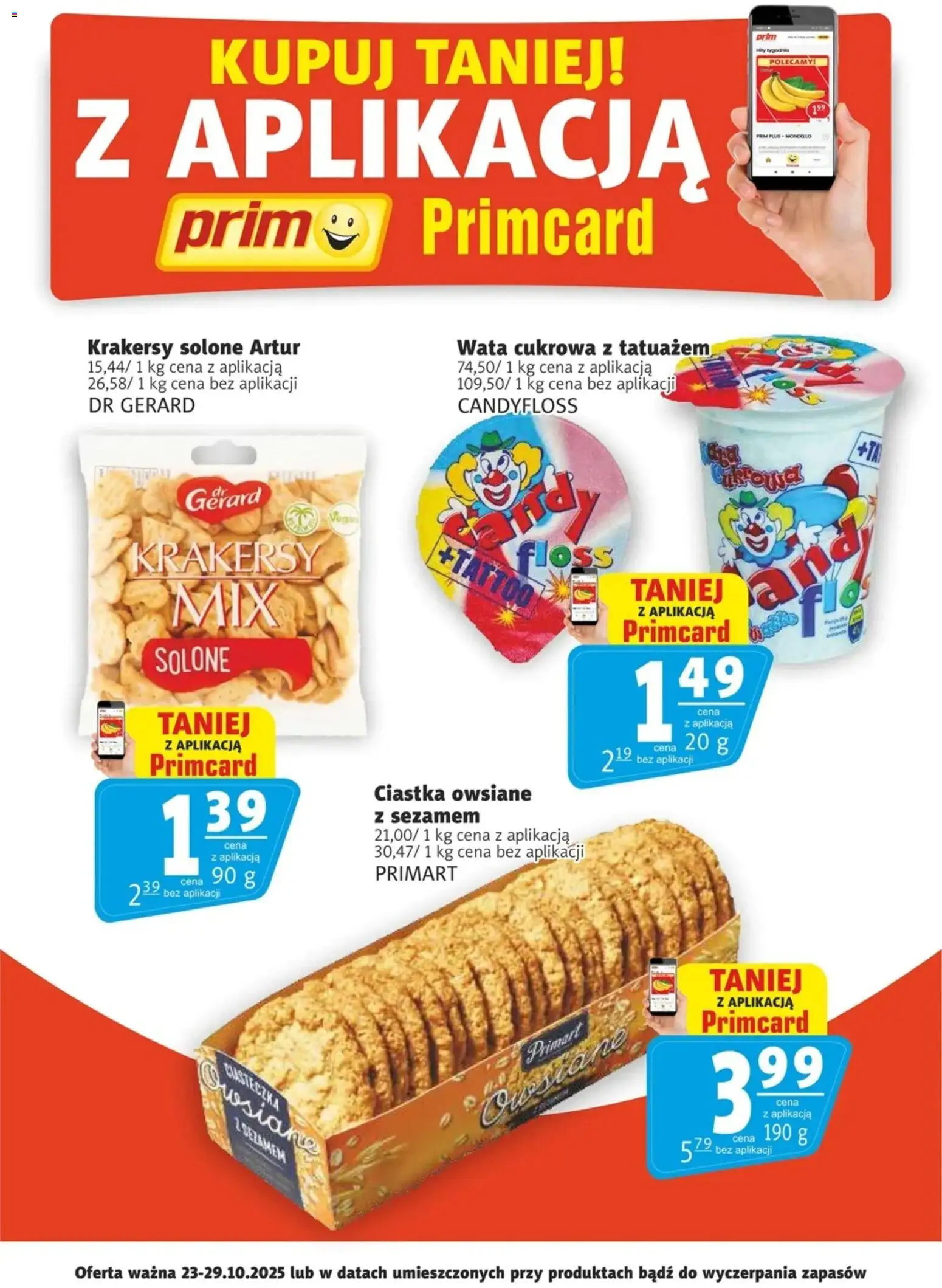 Prim Market Promocje - Primcard - strona 1- ważny od 23.10.2025