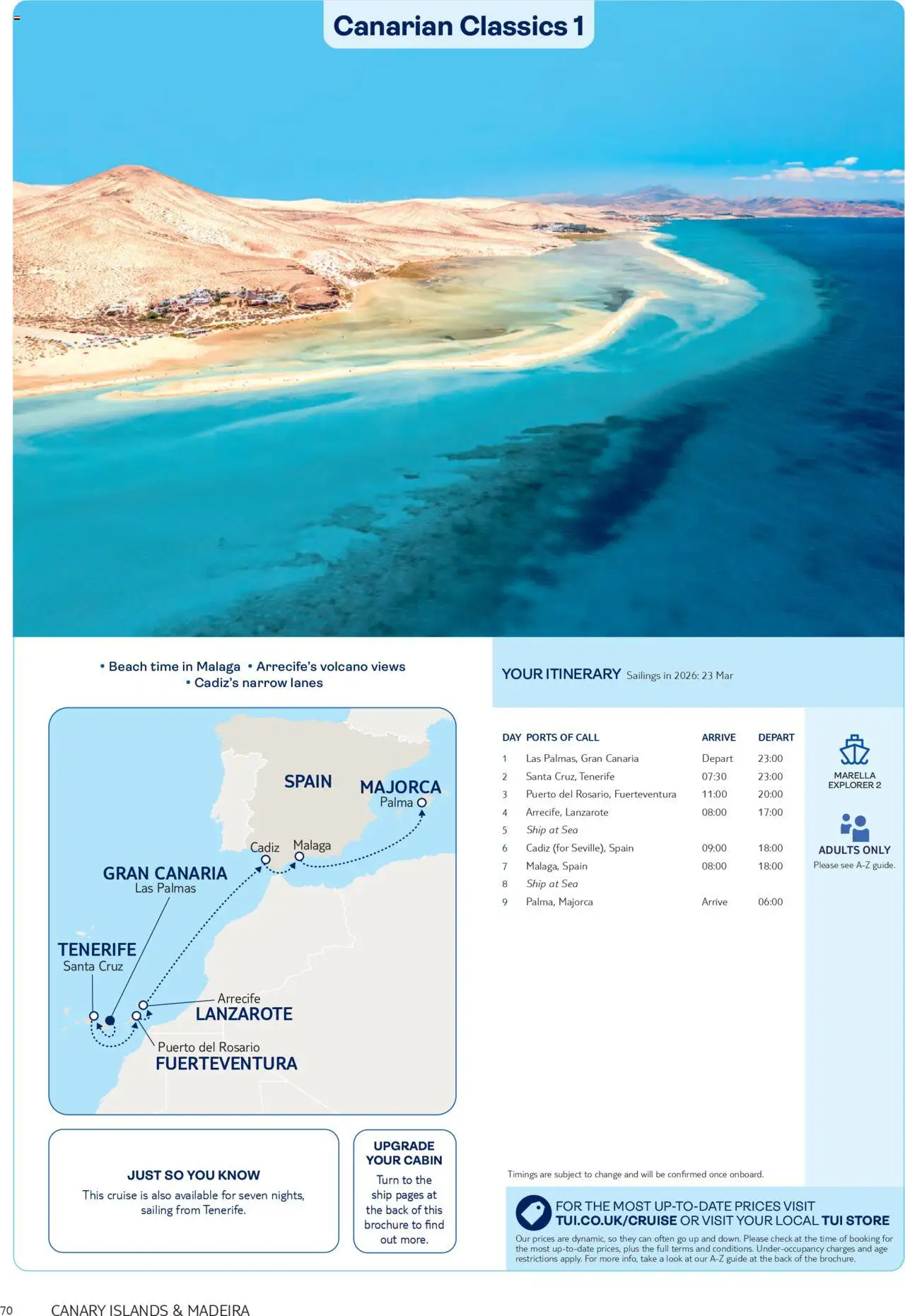 TUI - Marella Cruises - page 70- valid from 01/11/2024