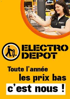 Aperçu Electro Dépôt catalogue valable à partir du 23/07/2025