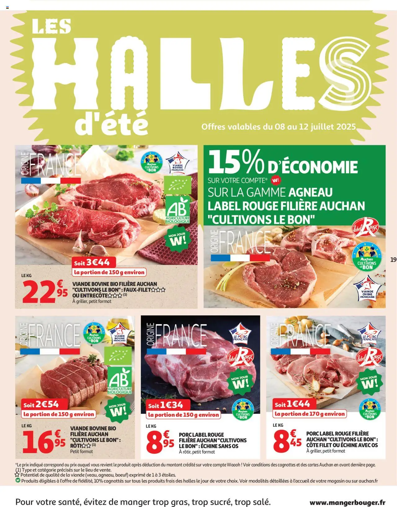 Auchan - Un été sans flamber votre budget - pagina 19- geldig vanaf 08/07/2025