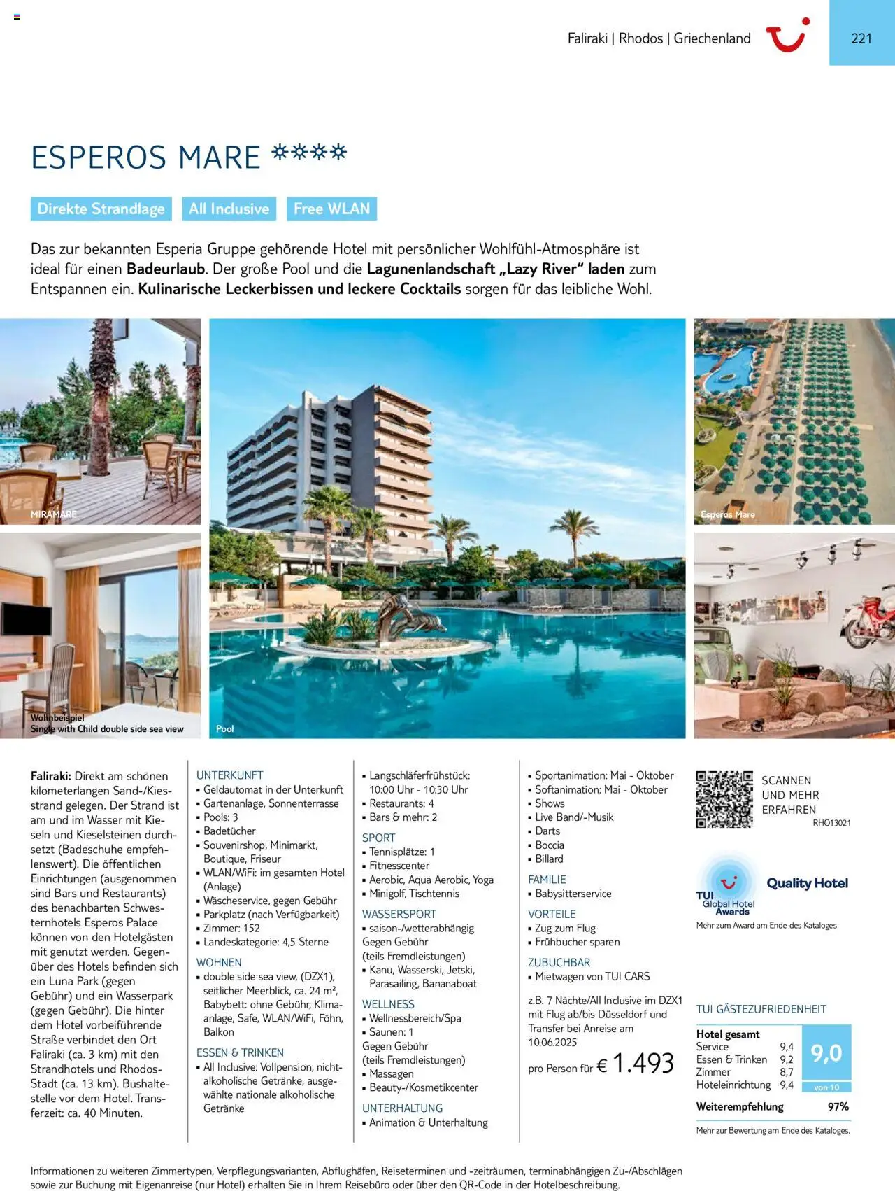 TUI  Südeuropa & Nordafrika 2025/26 - Seite 221 - gültig ab 01.01.2025