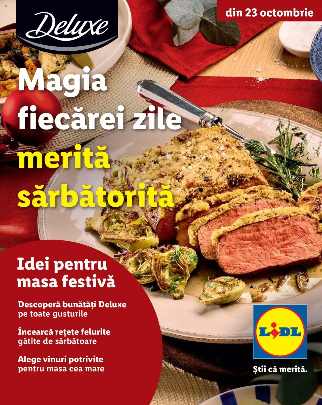 Lidl catalog - Deluxe - pagina 1- valabil de la 23.10.2025