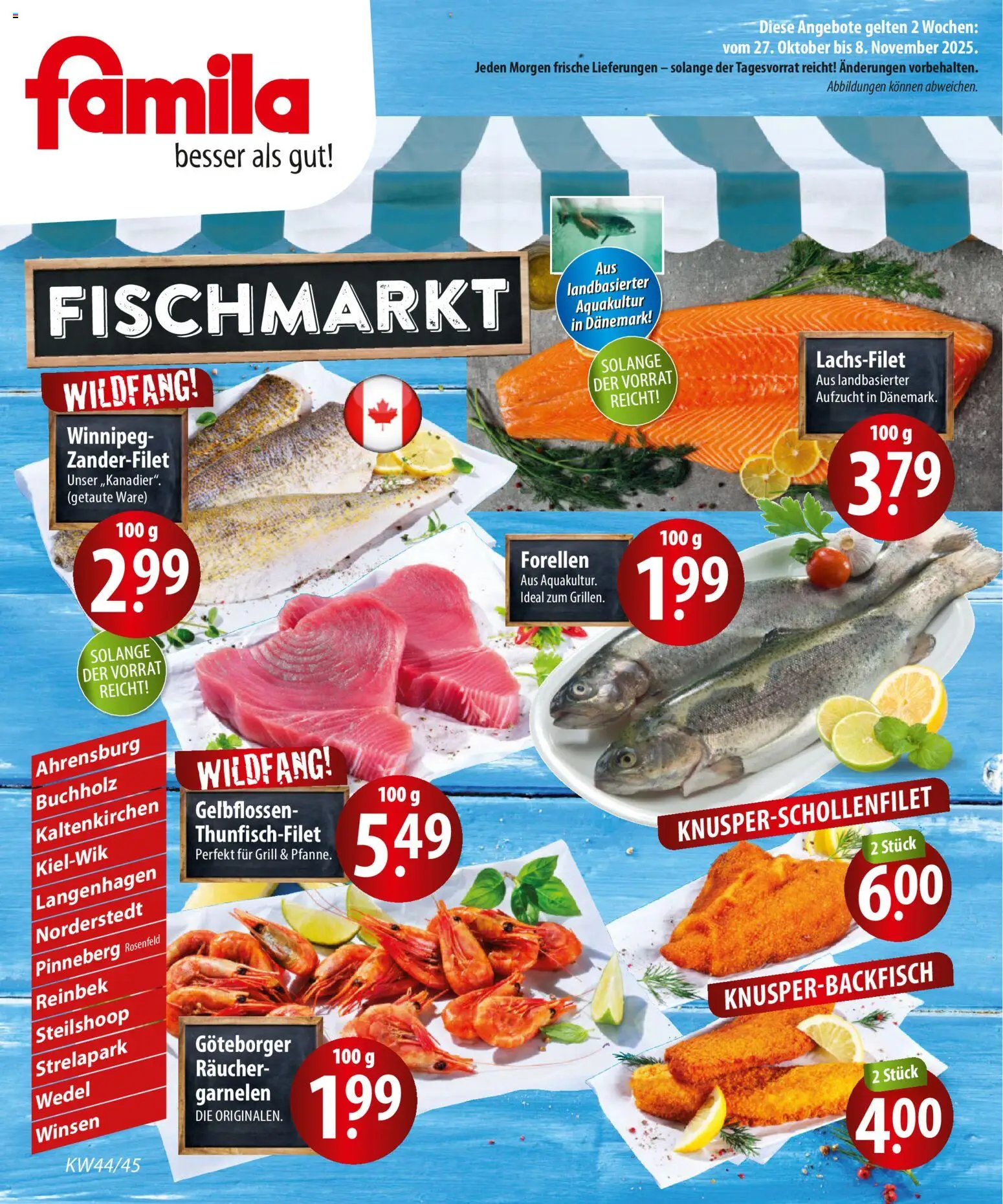 Famila Fischmarkt - Seite 1 - gültig ab 27.10.2025