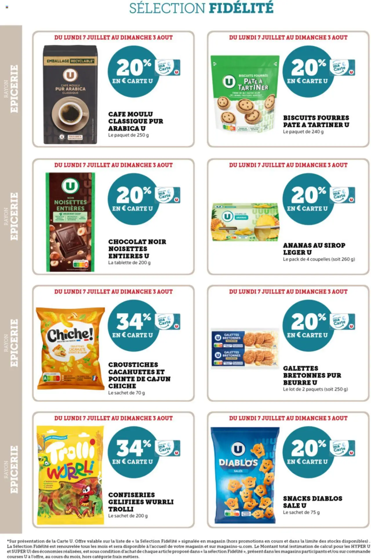 Super U Ma sélection Carte U juillet - page 18 - valable à partir du 07/07/2025