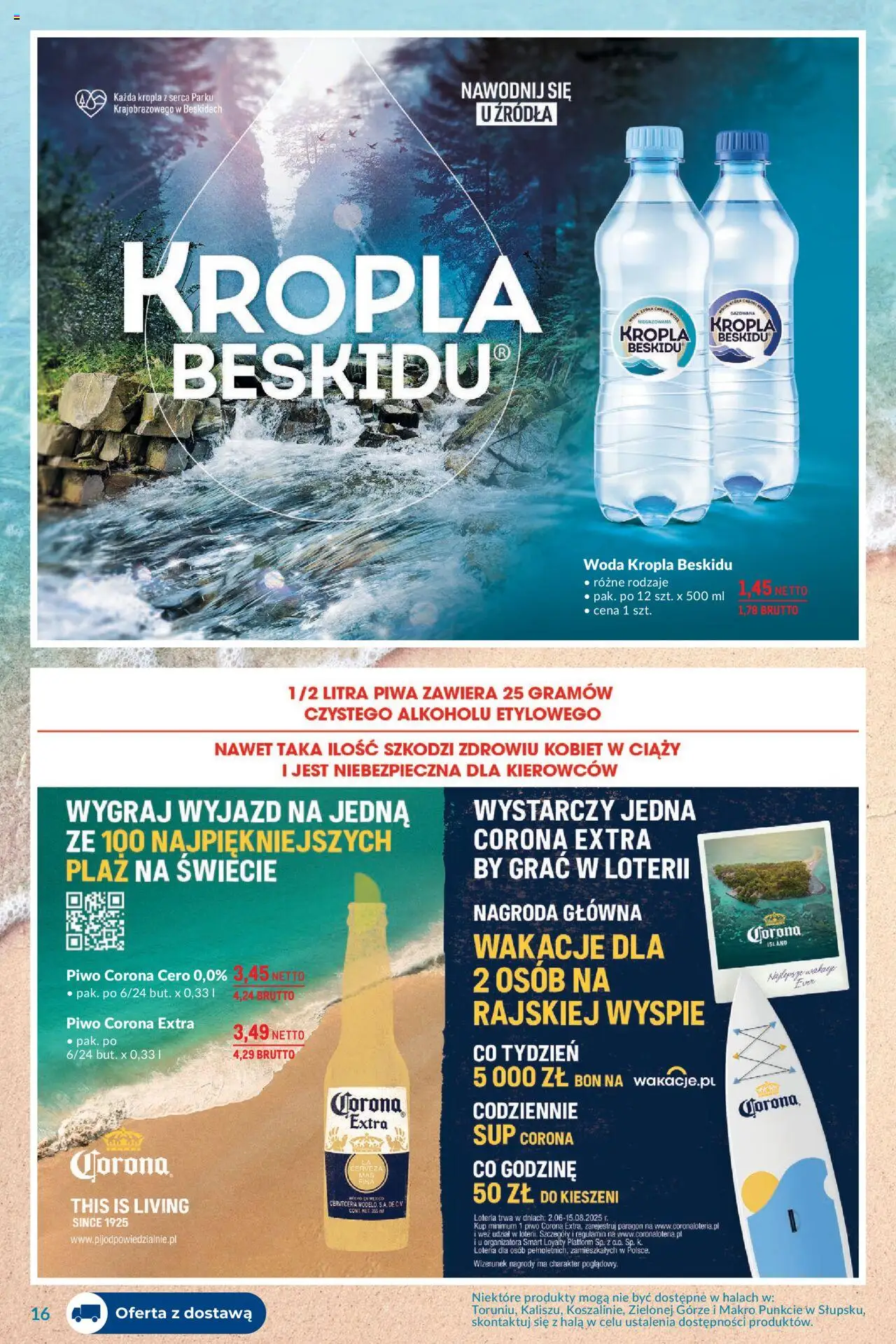 Makro Gazetka - Summer Drinks w dostawie z alkoholem - strona 16- ważny od 14.07.2025