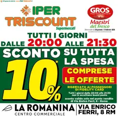 Anteprima Ipertriscount La Romanina catalogo valida dal 26/01/2026