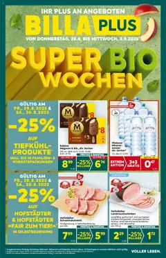 Vorschau Billa Plus Flugblatt gültig ab 28.08.2025