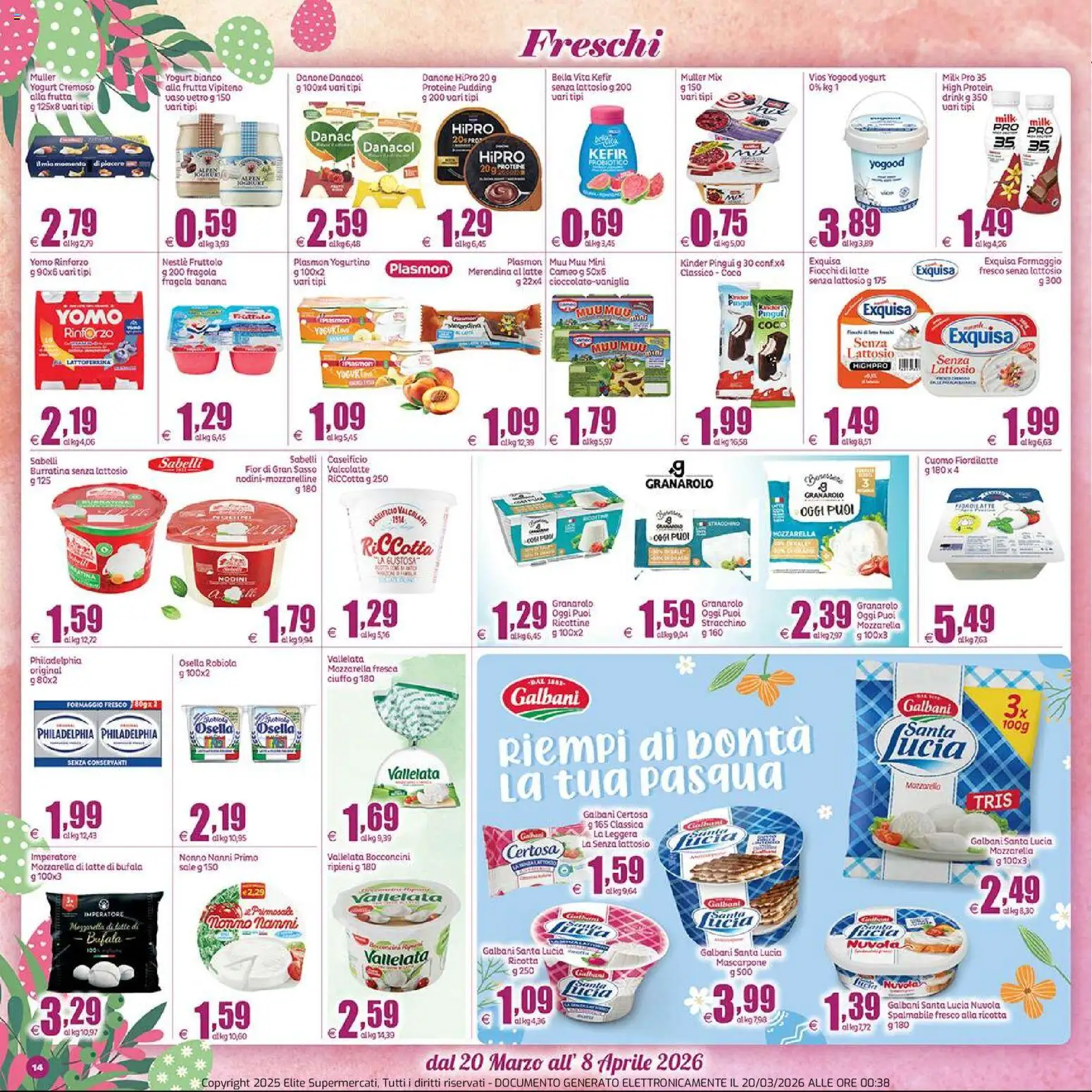 Elite Supermercati volantino - pagina 14 - valido dal 20/03/2026