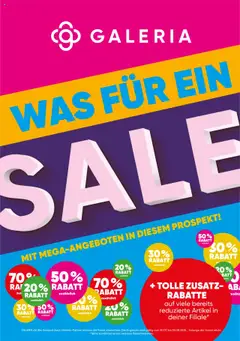 Vorschau Galeria Karstadt Kaufhof Prospekt 	 gültig ab 30.07.2025