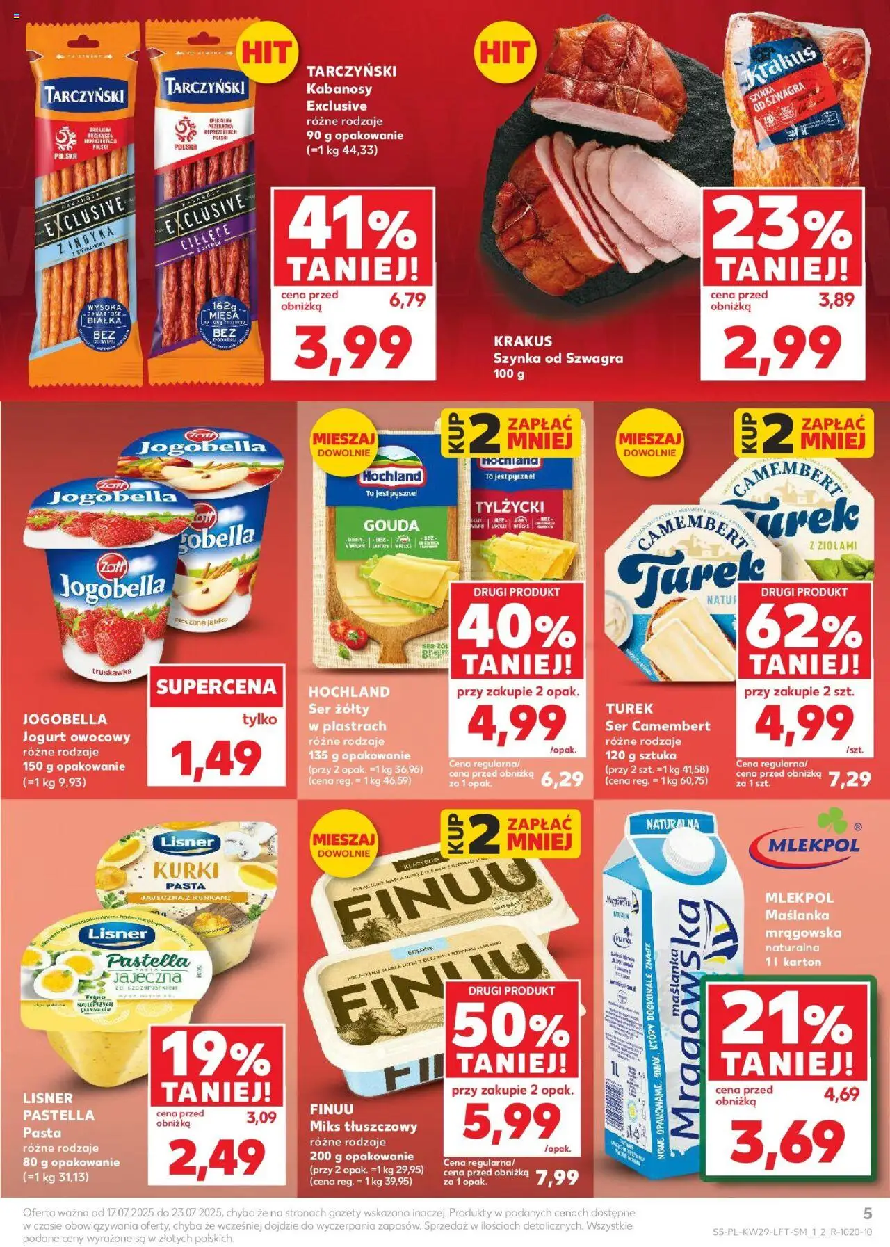 Kaufland gazetka - strona 5- ważny od 17.07.2025